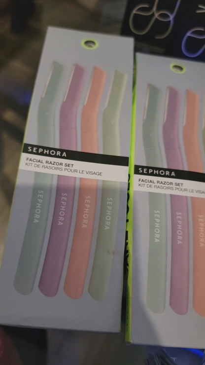 Sephora set of 4 facial razors