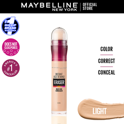 Maybelline Instant Age Rewind Eraser Multi Use Concealer shades available