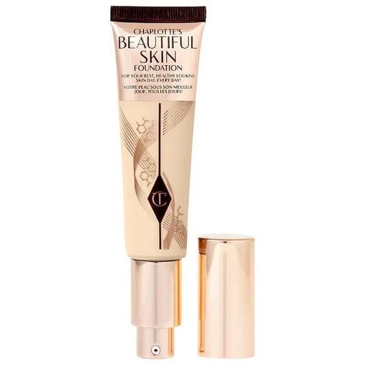 CHARLOTTE TILBURY - Beautiful Skin Medium Coverage Liquid Foundation with Hyaluronic Acid - 5 Neutral / Neutre