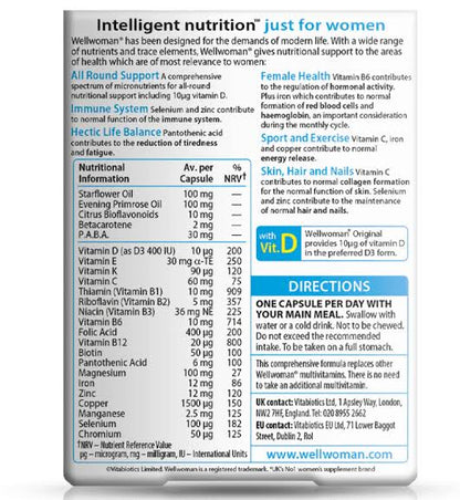 Vitabiotics Wellwoman Original - 30 Capsules bought from boots 🇬🇧