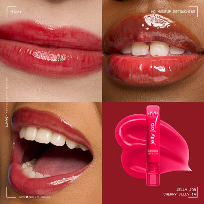 NYX Jelly Job Full Bodied Shine Gloss 14 cherry jelly