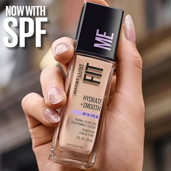 Maybelline fit me hydrate + smooth normal to dry skin foundation
