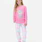 Primark Uk  fleece top pyjama pj set girls unicorn