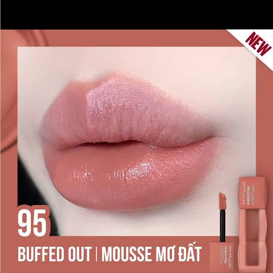 Maybelline Super Stay Teddy Blurred Lip Tint- buffed out  no 95
