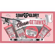 Soap and glory clean getaway 4 piece gift set