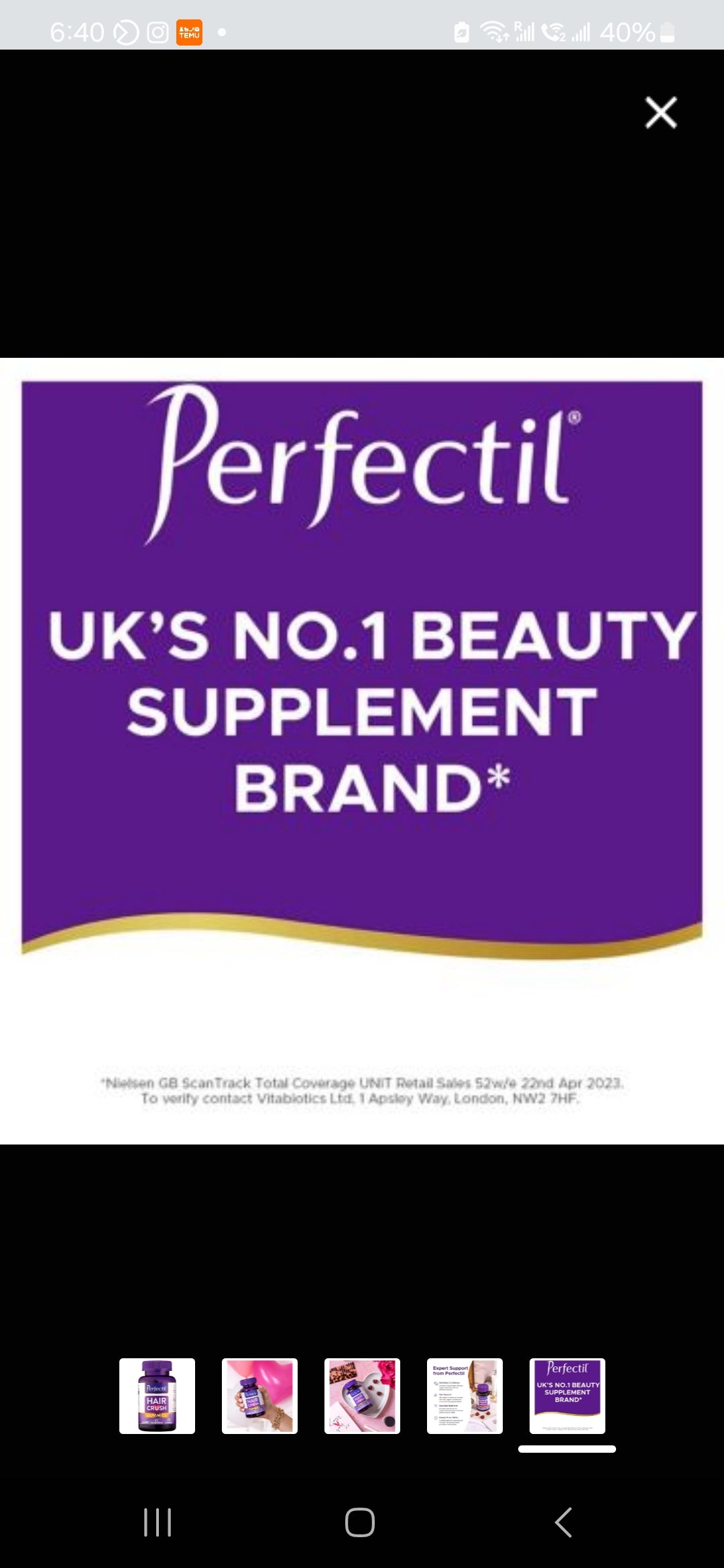 Perfectil Vitabiotics Perfectil Hair Crush 60 Gummies