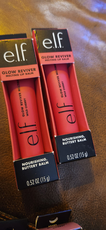 elf Glow Reviver Melting Lip Balm wild cherry