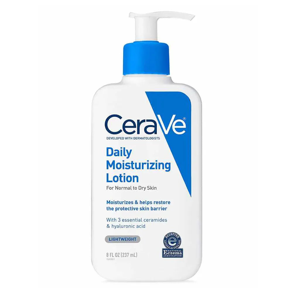 CeraVe

CeraVe Daily moisturizing lotion 237ml for normal to dry skin made in usa 100% original