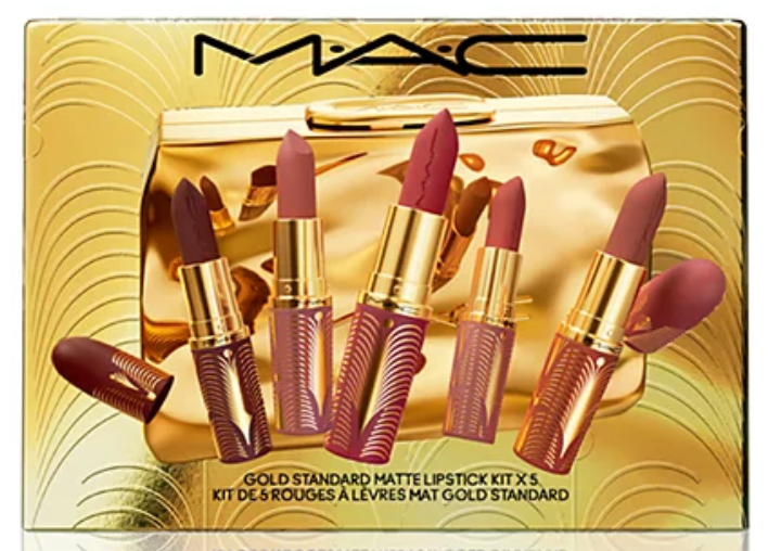 MAC Gold Standard Matte Lipstick Kit X5