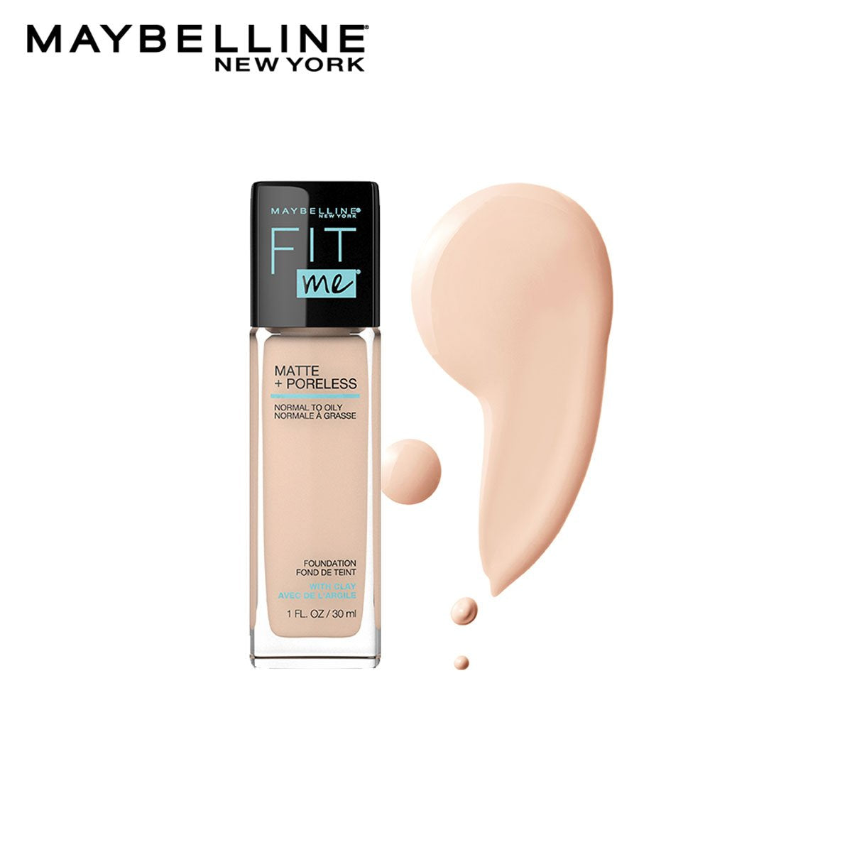 Maybelline fit me Matte +poreless foundation 30ml