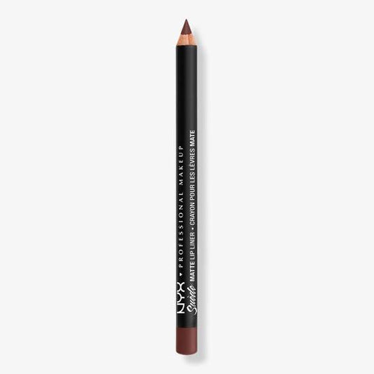 NYX Professional Makeup
 
Suede Matte Lip Liner Velvet Soft Vegan Lip Pencil burgundy