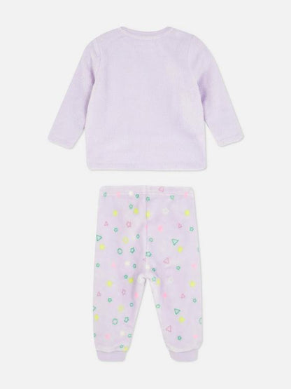 Primark Uk  fleece baby girls pyjama pj set