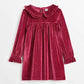 Tu uk Deep Pink Sparkle Velvet Party Dress