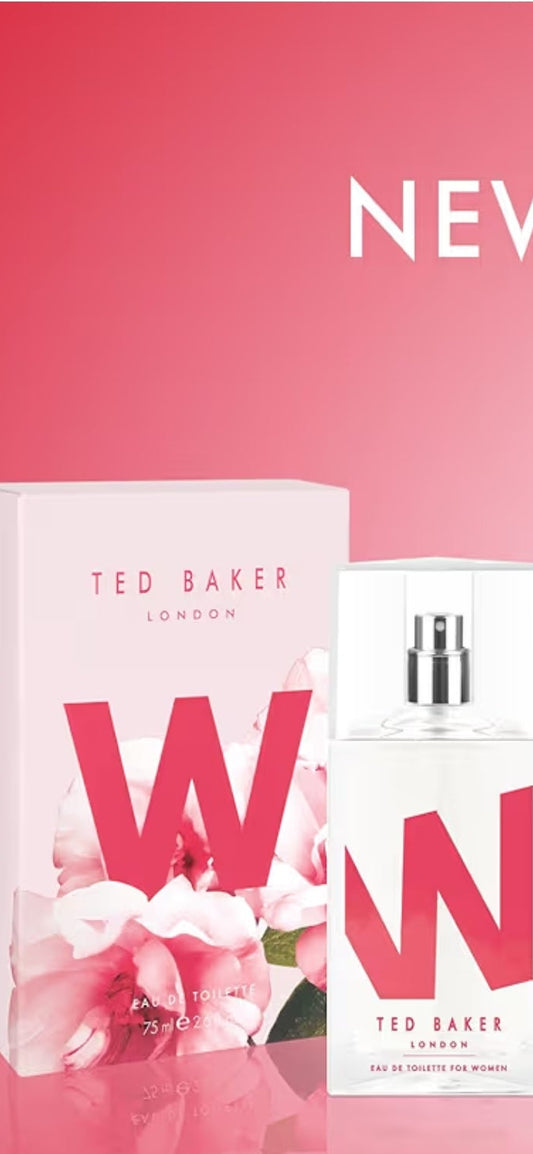 Ted Baker W EDT Ted Baker Rose And Orchid, Fig Leaf, White Peony, Cassis, Raspberry Middle notes, Womens Perfume, Long Lasting Fragrance Eau De Toilette, Fruity Floral 75ml