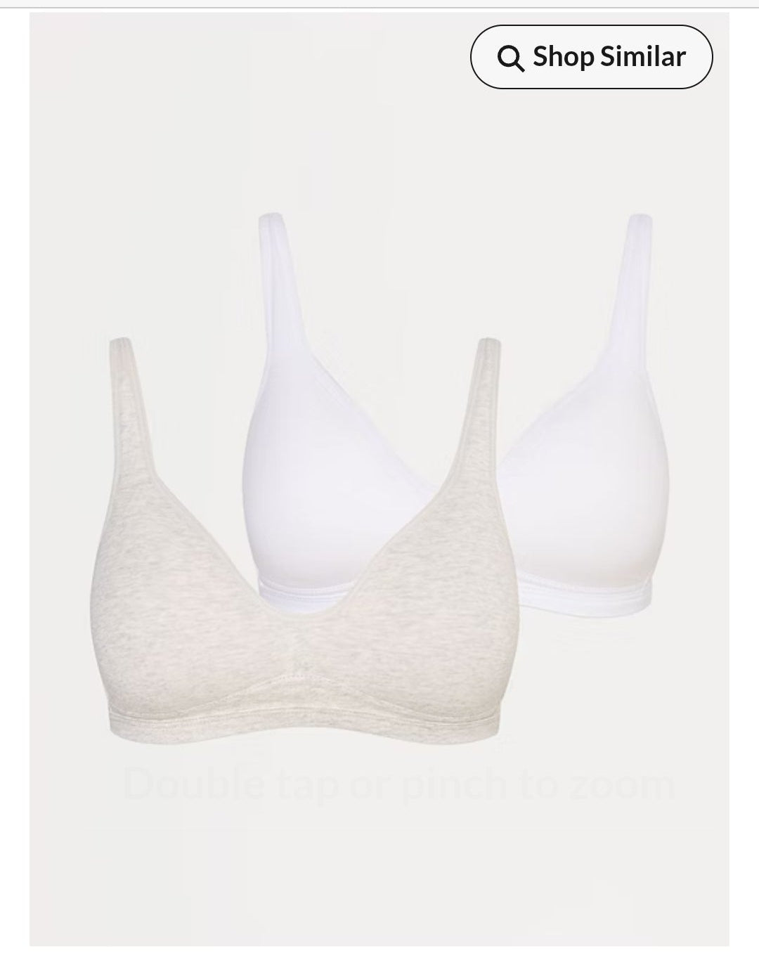 George uk non wired light padded bra set of 2