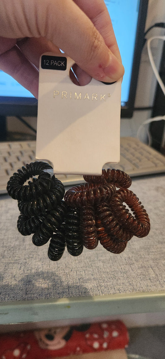 Primark Girls hair ponies accessories set 12