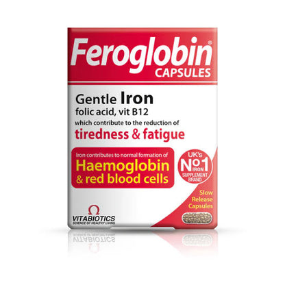 Vitabiotics Feroglobin - 30 Capsules bought from boots uk exp 8/27