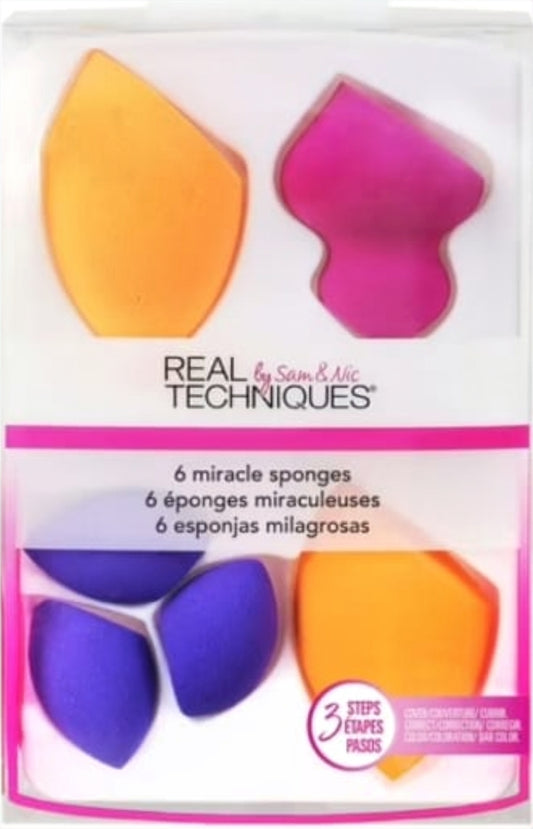 Real Techniques 6 Miracle Complexion Sponges beauty blenders