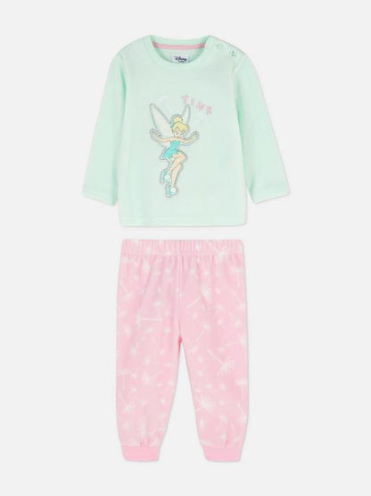 Primark Uk  fleece baby girls pyjama pj set