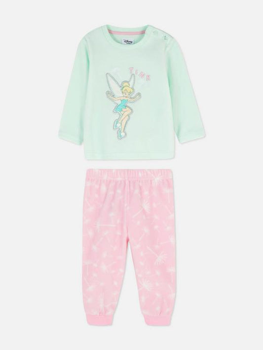Primark Uk  fleece baby girls pyjama pj set
