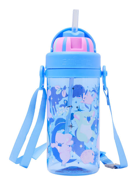 Smiggle Dreams Teeny Tiny Plastic Drink Bottle With Strap 400Ml