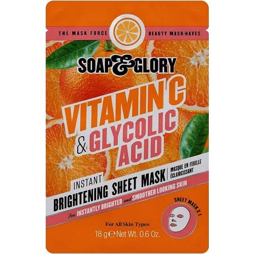 Soap & Glory
Vitamin C & Glycolic Acid Instant Brightening Sheet Mask