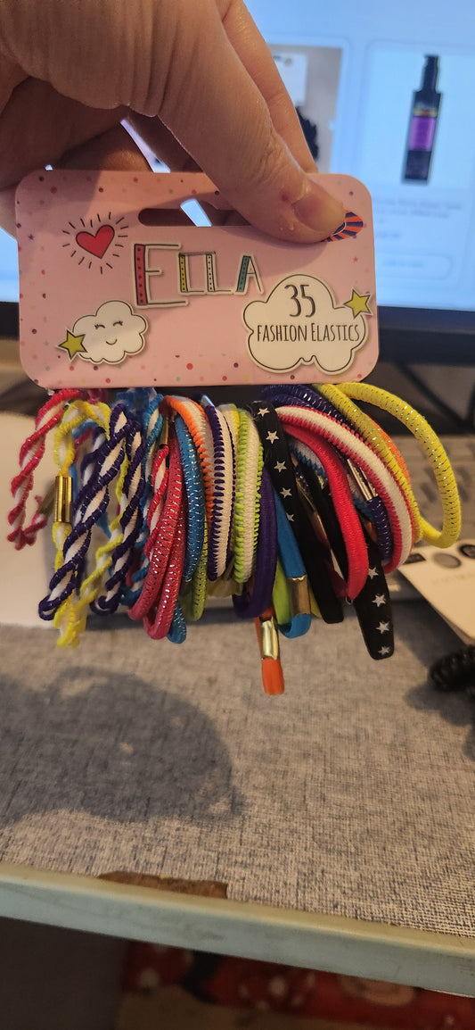 Bm bargains uk Girls hair ponies accessories set 35