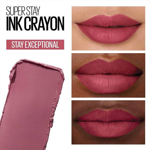 Maybelline Superstay Ink Crayon Lipstick 25 Stay Exceptional