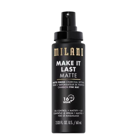 Milani - Make It Last Matte Finish Charcoal Setting Spray - 60ml
