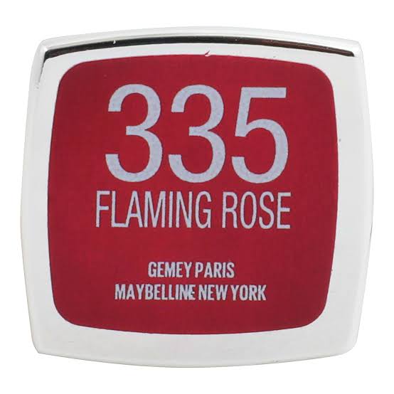 Maybelline color sensational cream lipstick 335 flaming rose