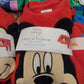 Primark Uk  fleece top pyjama pj set Mickey mouse disney