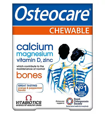 Vitabiotics Osteocare Chewables - 30 Tablets bought from boots Uk .