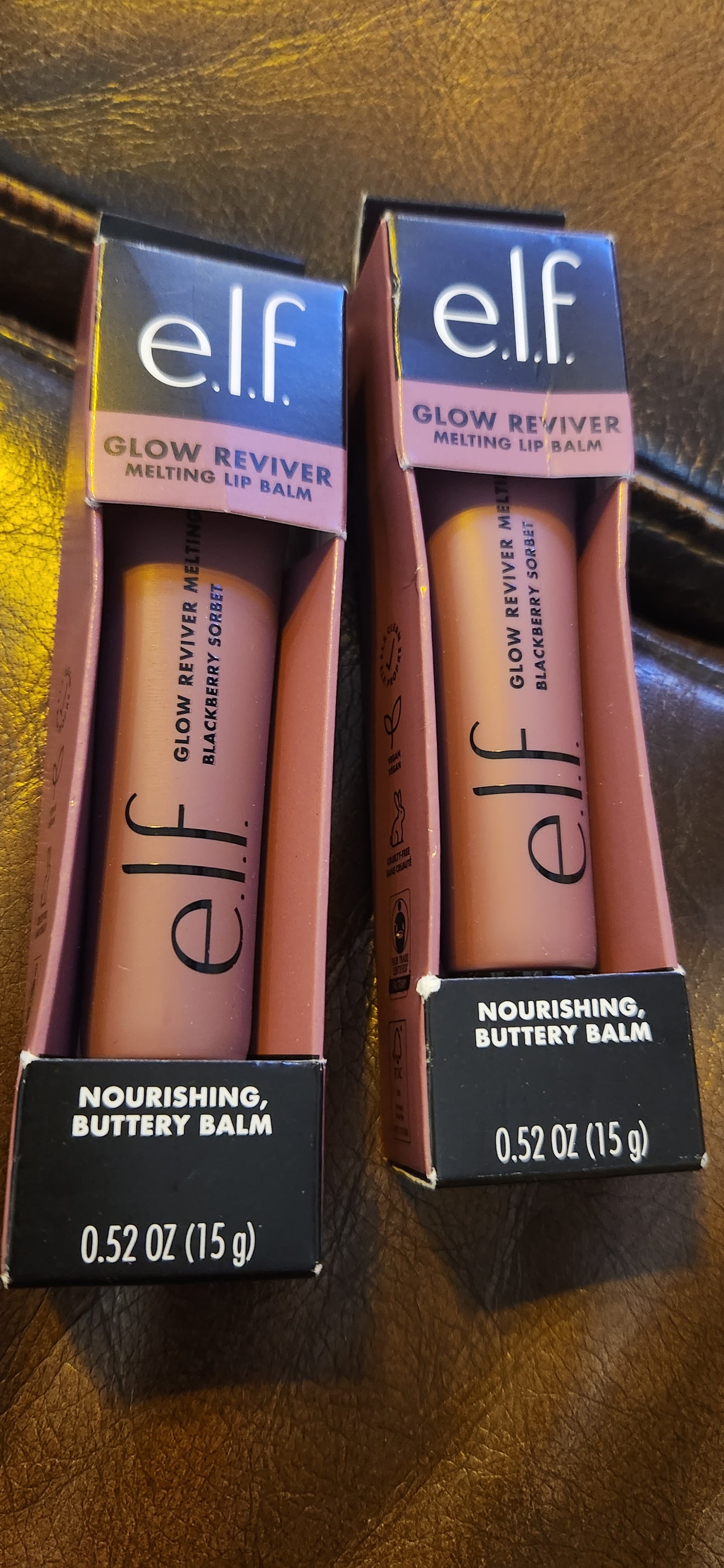 elf Glow Reviver Melting Lip Balm blackberry sorbet