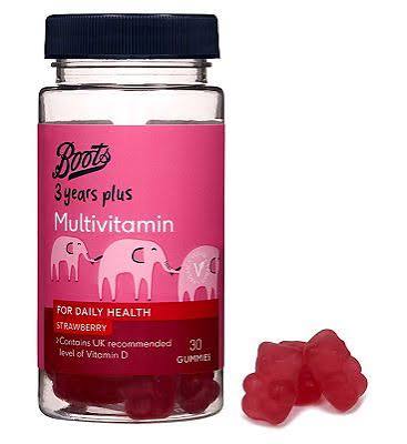 Boots 3 Years Plus Multivitamin Gummies 30s