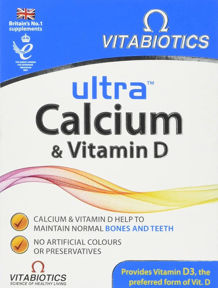 Vitabiotics uk Calcium and Vitamin D Tablets, Vitabiotics Ultra 30 tablets