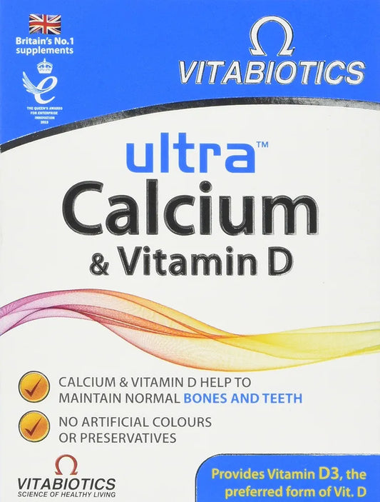 Vitabiotics uk Calcium and Vitamin D Tablets, Vitabiotics Ultra 30 tablets