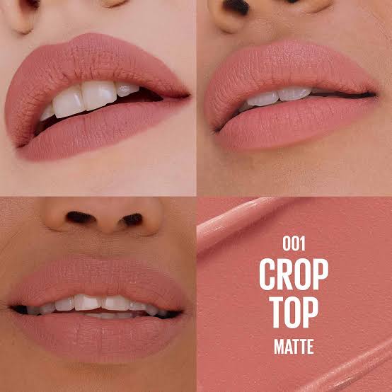 Maybelline Serum Lipstick matte 001 crop top