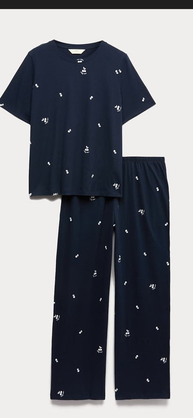 M&S Ladies Night Suit Pure Cotton in gift packing