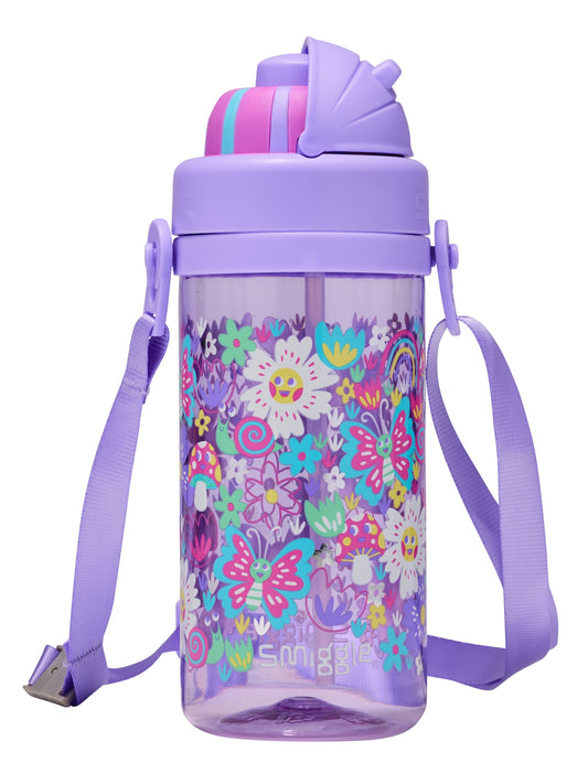 Smiggle uk Over And Under Teeny Tiny Plastic Drink Bottle With Strap 400ml
