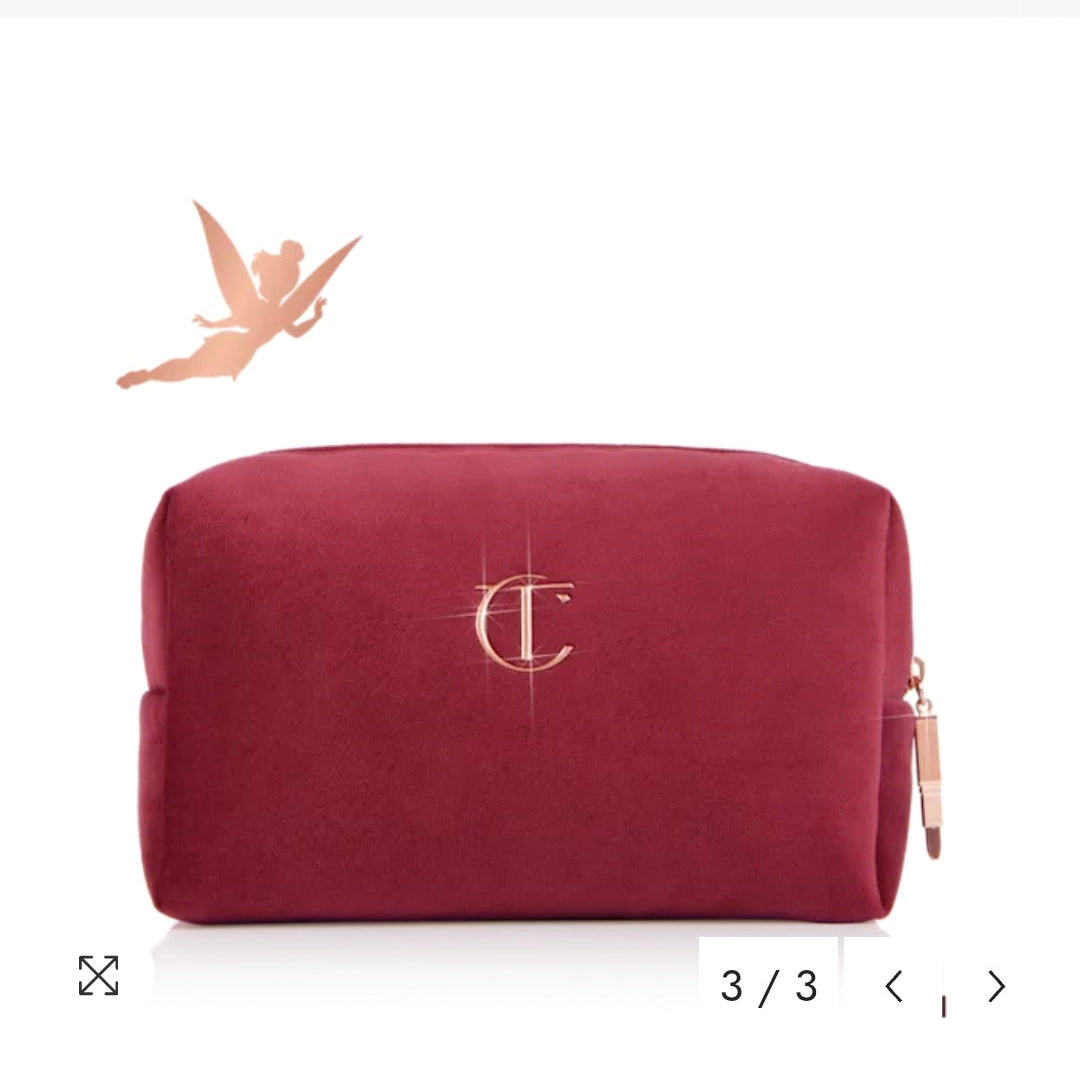 Charlotte Tilbury BEAUTY WISHES MAKEUP BAG DISNEY100 EDITION MAKEUP BAG