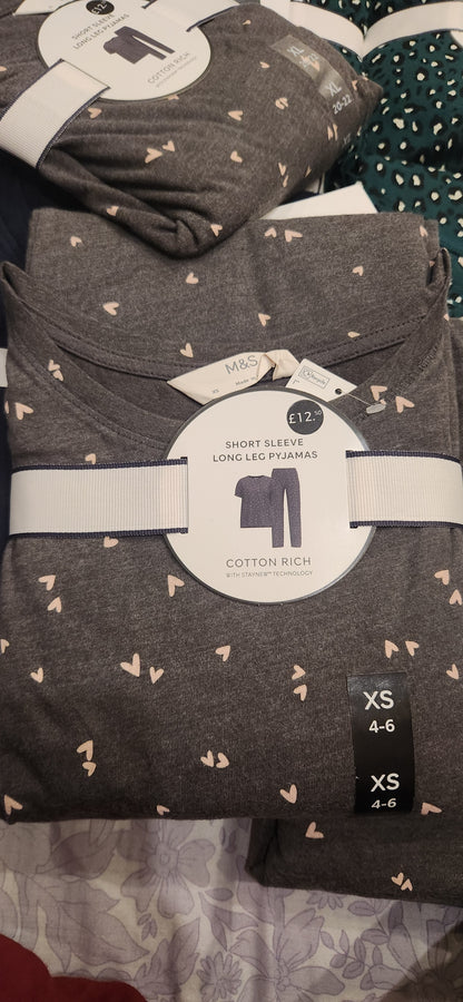 M&S Ladies Night Suit Pure Cotton in gift packing