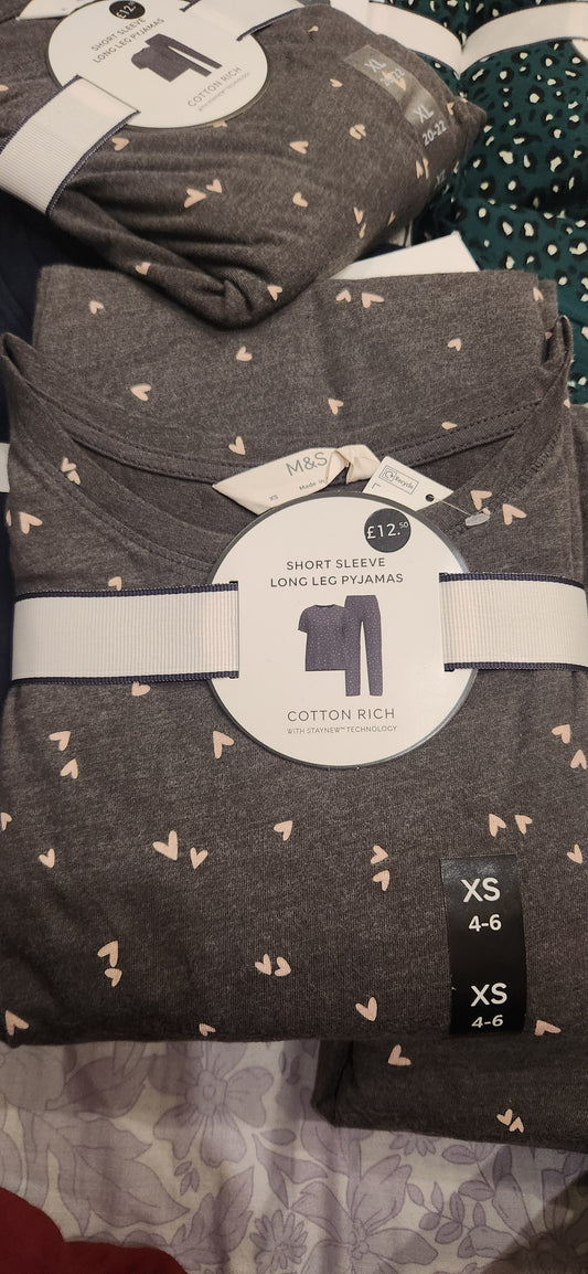 M&S Ladies Night Suit Pure Cotton in gift packing