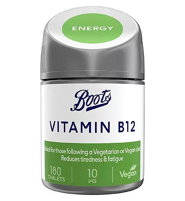 Boots Uk vitamin B12 180 Tablets expiry 7/27