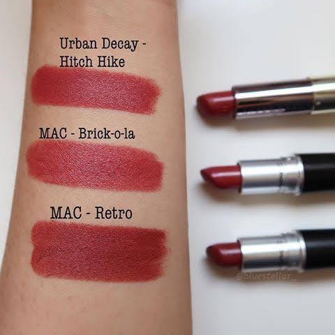 MAC amplified creme Lipstick - brick-o-La 102