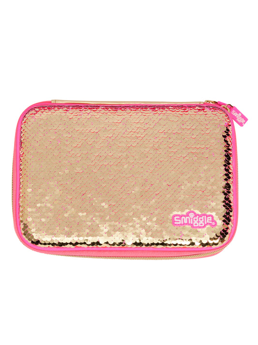Smiggle Uk hard case pencil case sequins