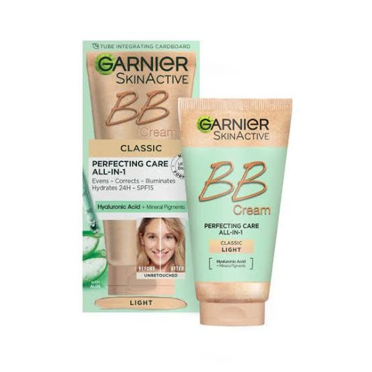 Garnier Classic Perfecting Care All-in-1 BB Cream SPF15 light  Shade 50ml ( bought from boots uk )