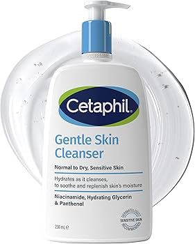 Cetaphil Gentle Skin Cleanser, 236ml, Face & Body Wash, For Normal To Dry Sensitive Skin