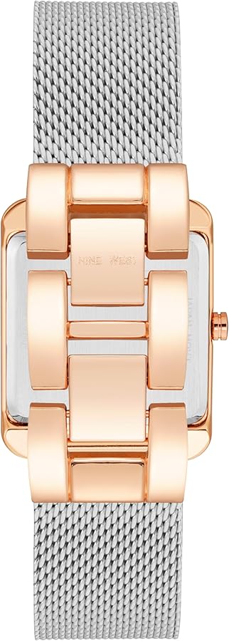 NINE WEST Women's Mesh Bracelet Watch