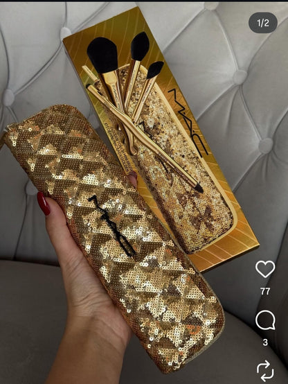 Mac cosmetics canada brush set with case