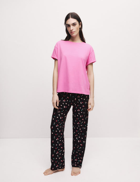 M&s uk Pure Cotton Printed Pyjama Set medium 12-14
